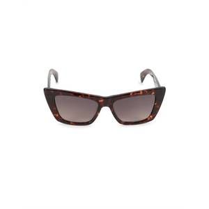 NEW RAG & BONE women's cat eye sunglasses in havana smoke tortoise